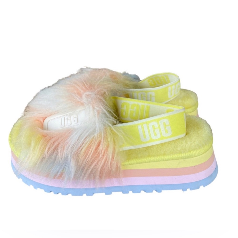 Ugg Disco Tie Dye Margarita Platform Sandals Women’s Size 7